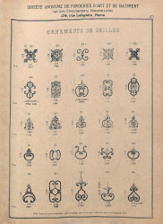 DENO_1894_PL173 – Ornements de grilles DENO_1894_PL173 – Ornements de grilles