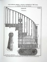 TU_GAN_1892_PL281 – Escalier n° 4 tournant à gauche TU_GAN_1892_PL281 – Escalier n° 4 tournant à gauche